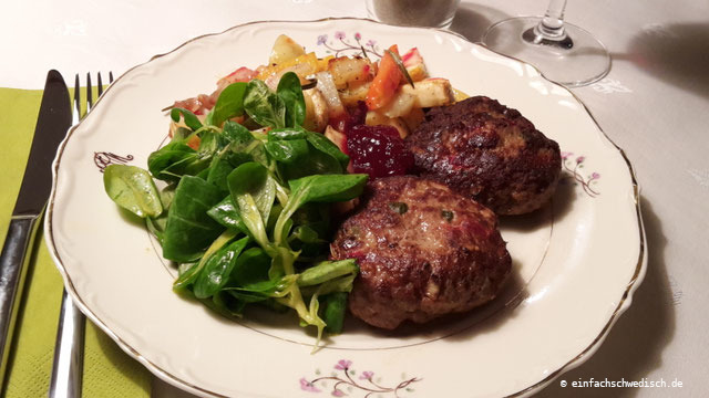 Biff à la Lindström – ein Hackfleischgericht