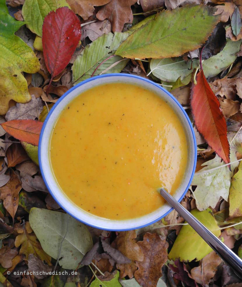 Morotssoppa – Karottensuppe mit Chili und Ingwer