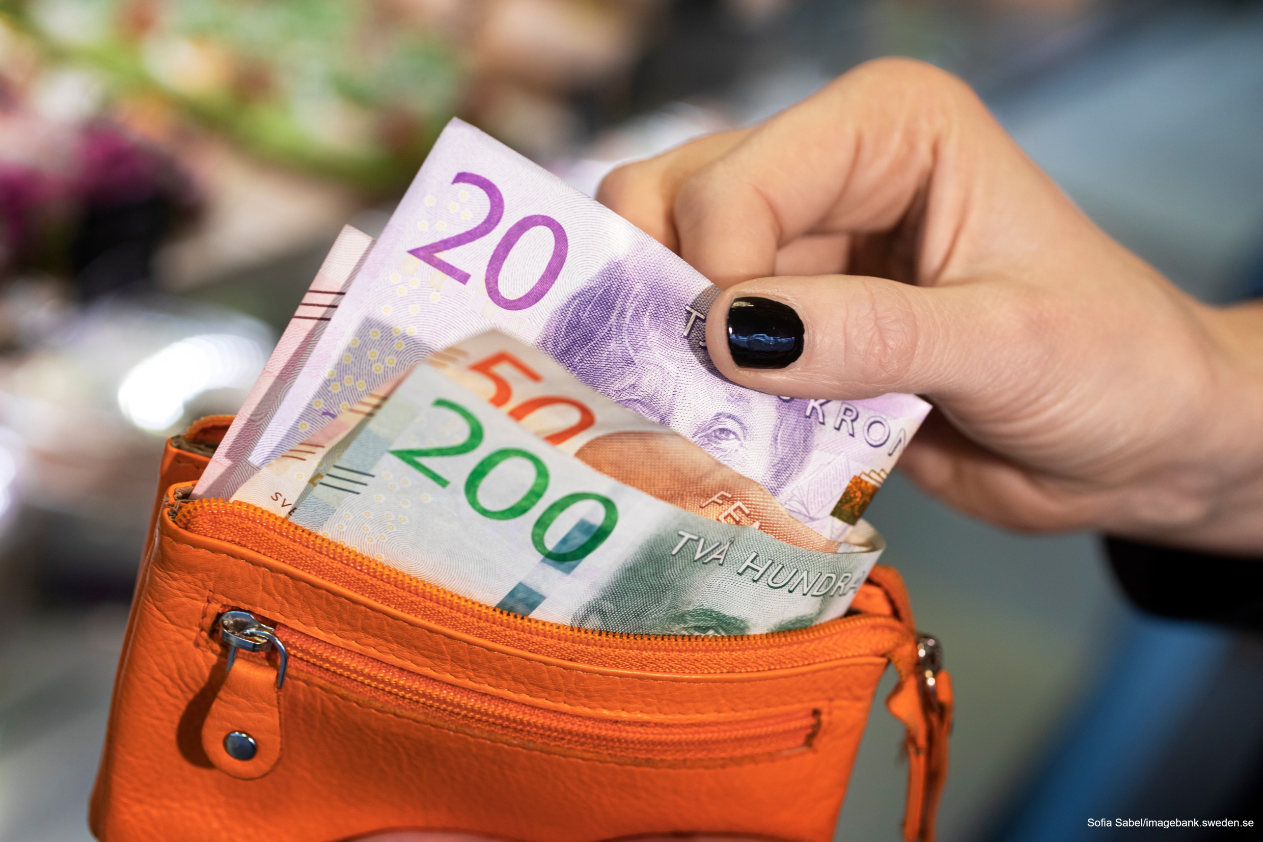 In Schweden bezahlen mit Bargeld