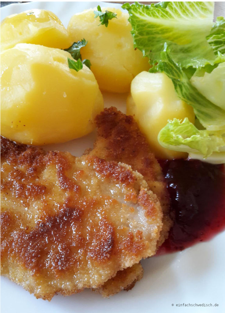 Stekt spätta – gebratene Scholle